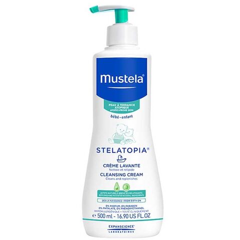 Mustela Stelatopia Cleansing Cream - Temizleyici Krem 500ml Mustela Stelatopia Cleansing Cream - Temizleyici Krem 500ml
