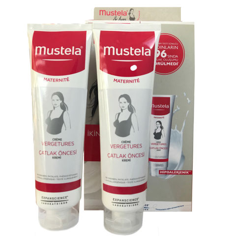 Mustela Stretch Marks Cream - Çatlak Öncesi Bakım Kremi 150ml 2'li Mustela Stretch Marks Cream - Çatlak Öncesi Bakım Kremi 150ml 2'li