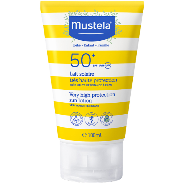 Mustela Sun Lotion SPF 50+ Yüksek Koruma Faktörlü Güneş Losyonu 100ml - 1