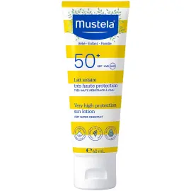 Mustela Sun Lotion SPF 50+ Yüksek Koruma Faktörlü Güneş Losyonu 40ml - 1