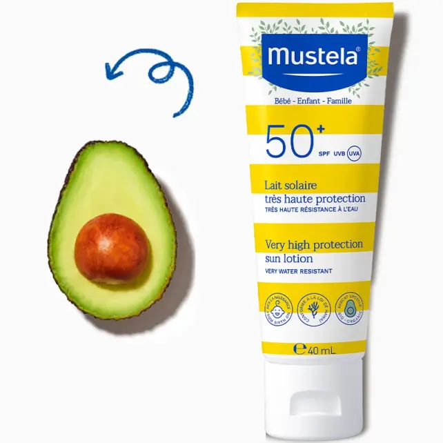 Mustela Sun Lotion SPF 50+ Yüksek Koruma Faktörlü Güneş Losyonu 40ml - 2
