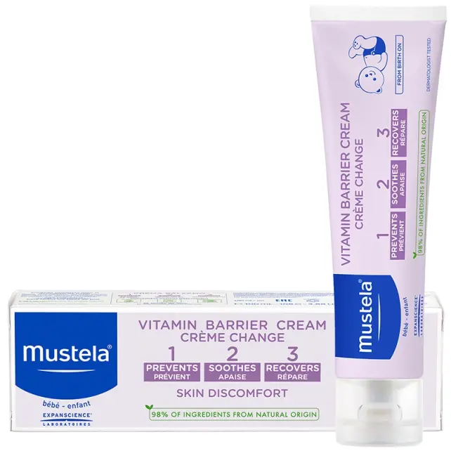 Mustela Vitamin Barrier 1-2-3 Cream - Pişik Önleyici Bakım Kremi 100ml - 2