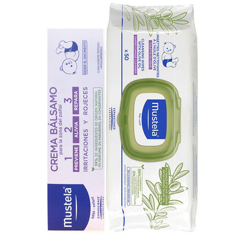 Mustela Vitamin Barrier Pişik Kremi 100 ml + 50 Adet Temileme Mendili Hediye Mustela Vitamin Barrier Pişik Kremi 100 ml + 50 Adet Temileme Mendili Hediye