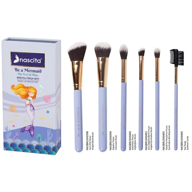 Nascita Be a Mermaid Deniz Kızı Serisi - Makyaj Fırça Seti Kutulu - 2