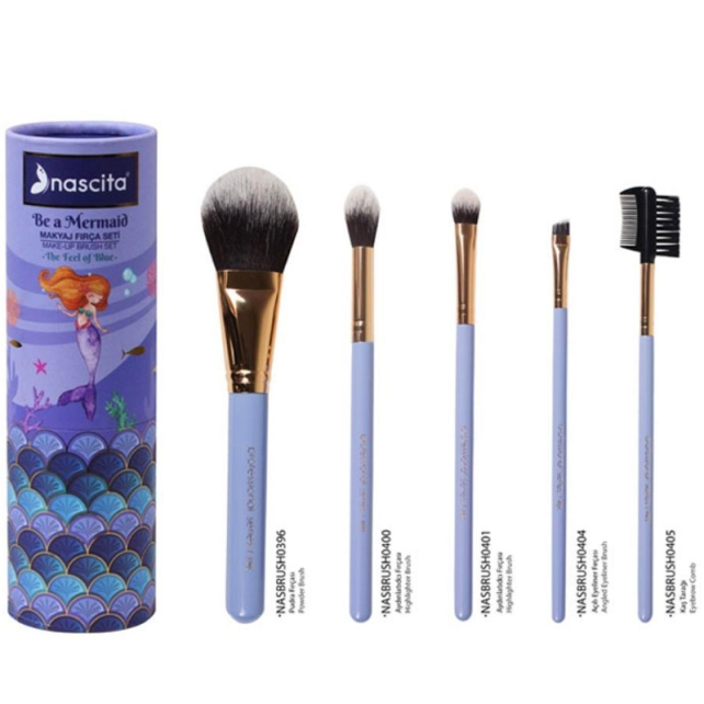 Nascita Be a Mermaid Deniz Kızı Serisi Makyaj Fırça Seti No: 89 - 3