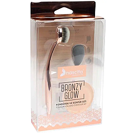 Nascita Bronzy Glow Fondöten ve Kontür Seti - Nascita