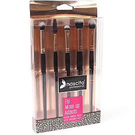 Nascita Brush Make Up Addicts - Göz Makyaj Fırça Seti 5'li - Nascita