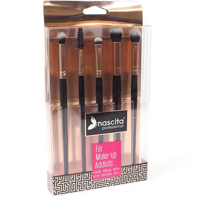 Nascita Brush Make Up Addicts - Göz Makyaj Fırça Seti 5'li - 1