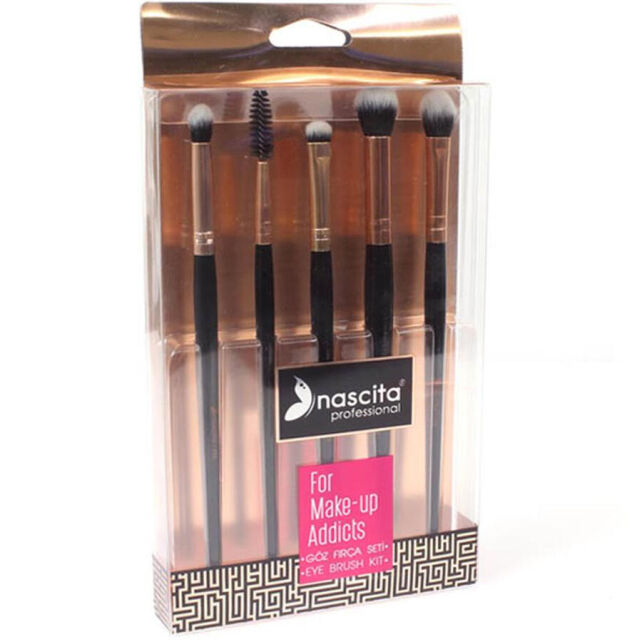 Nascita Brush Make Up Addicts - Göz Makyaj Fırça Seti 5'li - 1