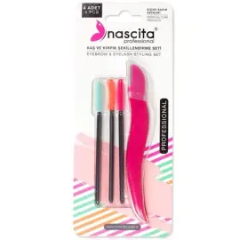Nascita Kaş ve Kirpik Şekillendirme Seti 4'lü - Nascita