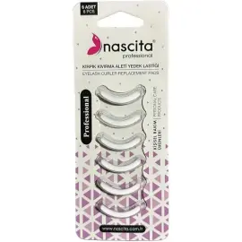 Nascita Kirpik Kıvırma Aleti Yedek Lastik - Beyaz 6 Adet - 1