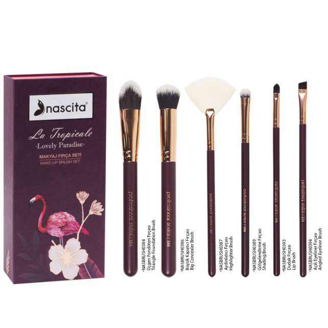 Nascita La Tropicale Makyaj Fırça Seti 6'lı No:96 - 2