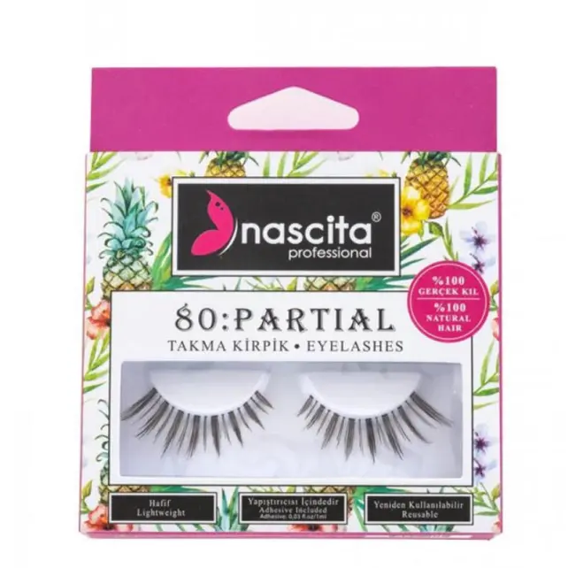 Nascita Parçalı Takma Kirpik No:000080 - 1