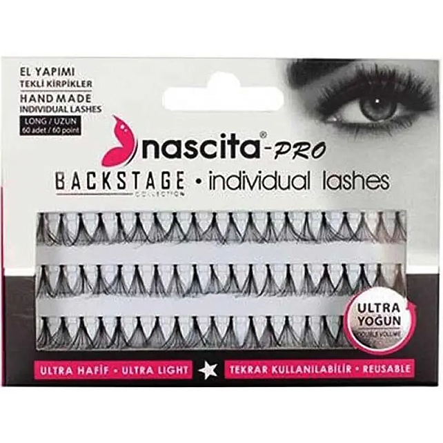Nascita Pro Backstage Collection - El Yapımı Tekli Takma Kirpik Long 60 Adet - 1