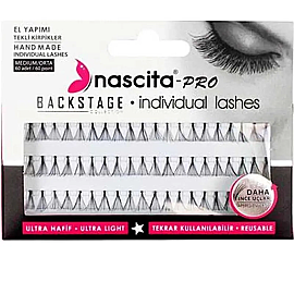Nascita Pro Backstage Collection - El Yapımı Tekli Takma Kirpik Medium 60 Adet - Nascita