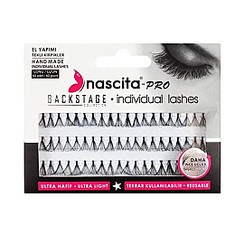 Nascita Pro Backstage Collection - İnce Uçlu Tekli Takma Kirpik Long 60 Adet - Nascita