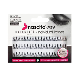 Nascita Pro Backstage Collection - İnce Uçlu Tekli Takma Kirpik Long 60 Adet - Nascita