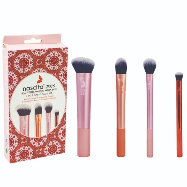 Nascita Pro Temel Makyaj Fırça Seti 4'lü - 3