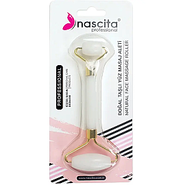 Nascita Professional Doğal Taşlı Yüz Masaj Aleti - Beyaz - Nascita