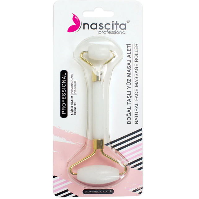 Nascita Professional Doğal Taşlı Yüz Masaj Aleti - Beyaz - 1