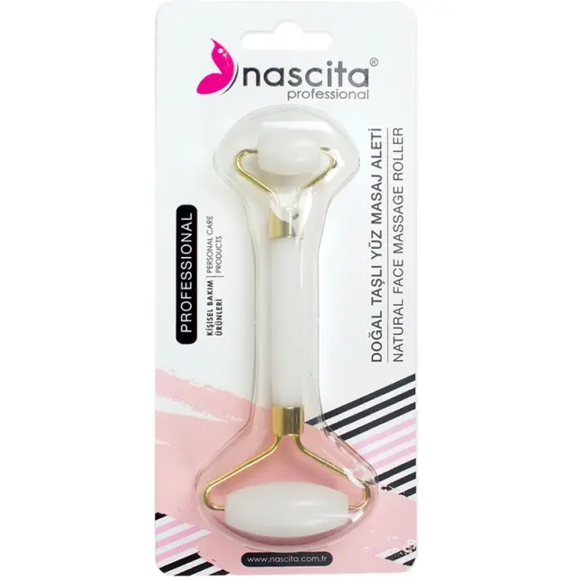 Nascita Professional Doğal Taşlı Yüz Masaj Aleti - Beyaz - 1