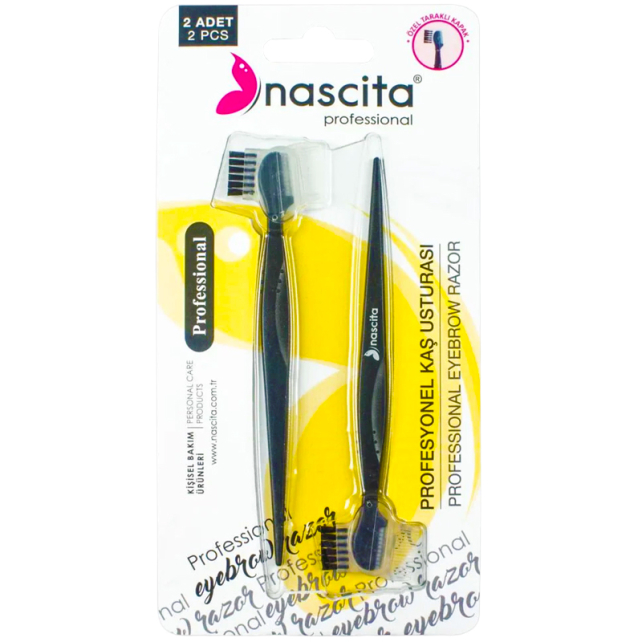 Nascita Profesyonel Kaş Usturası 2'li Çift Taraklı - 1
