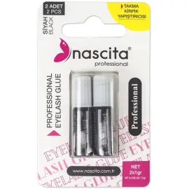 Nascita Takma Kirpik Yapıştırıcı - Siyah 2'li - Nascita