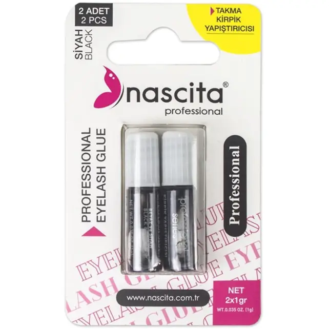 Nascita Takma Kirpik Yapıştırıcı - Siyah 2'li - 1