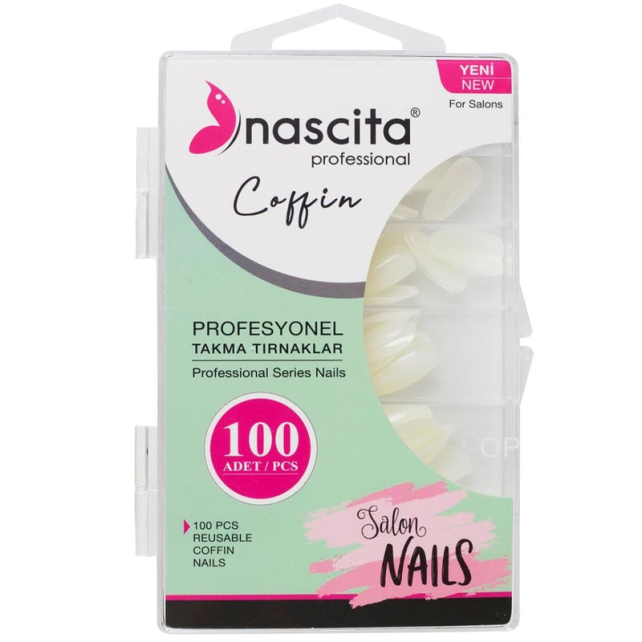 Nascita Takma Tırnak - Coffin 100 Adet - 1