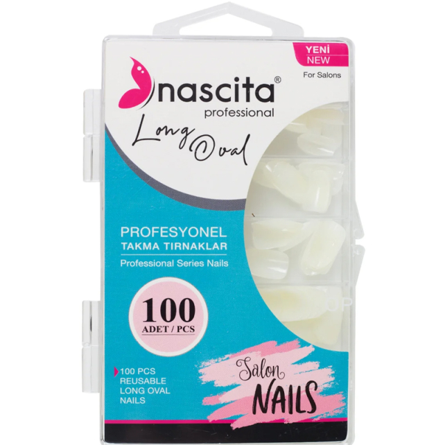 Nascita Takma Tırnak - Long Oval 100 Adet - 1
