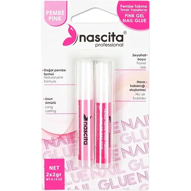 Nascita Takma Tırnak Yapıştırıcı - Pembe - 1