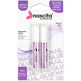 Nascita Takma Tırnak Yapıştırıcı - Şeffaf - Nascita