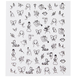 Nascita Tırnak Yapıştırma Sticker No: 02 - 2