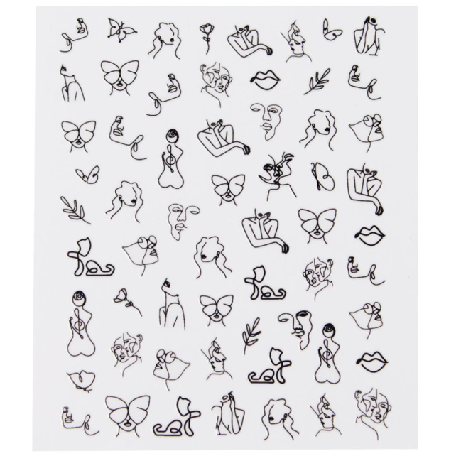 Nascita Tırnak Yapıştırma Sticker No: 02 - 2