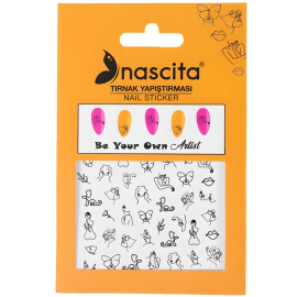Nascita Tırnak Yapıştırma Sticker No: 02 - Nascita
