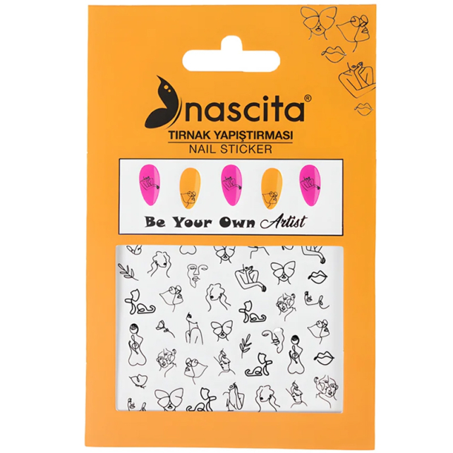 Nascita Tırnak Yapıştırma Sticker No: 02 - 1