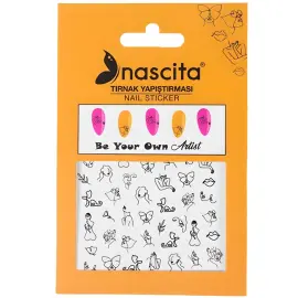 Nascita Tırnak Yapıştırma Sticker No: 02 - 1