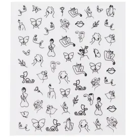 Nascita Tırnak Yapıştırma Sticker No: 02 - 2