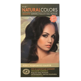 Natural Colors - Organik Kalıcı Saç Boyası No: 4MC Kışkırtıcı Kahve - Natural Colors