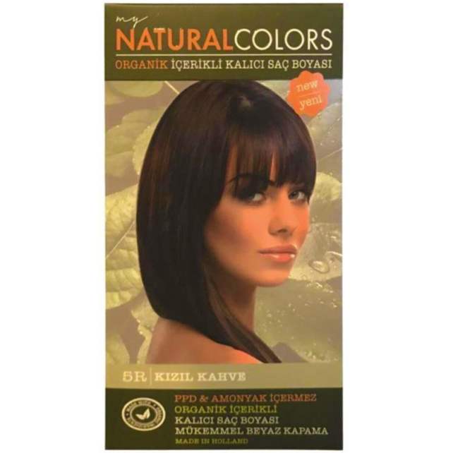Natural Colors - Organik Kalıcı Saç Boyası No: 5R Kızıl Kahve - 1