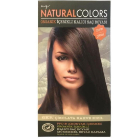 Natural Colors - Organik Kalıcı Saç Boyası No: 6KR Çikolata Kahve Kızıl - Natural Colors