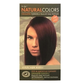 Natural Colors - Organik Kalıcı Saç Boyası No: 6RR Aşk Kızılı - Natural Colors