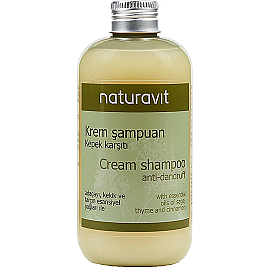 Naturavit Cream Shampoo Anti Dandruff - Kepek Karşıtı Şampuan 250ml - Naturavit