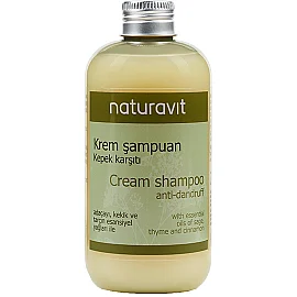 Naturavit Cream Shampoo Anti Dandruff - Kepek Karşıtı Şampuan 250ml - Naturavit