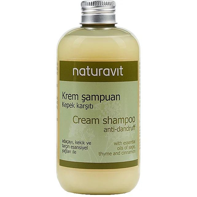 Naturavit Cream Shampoo Anti Dandruff - Kepek Karşıtı Şampuan 250ml - 1
