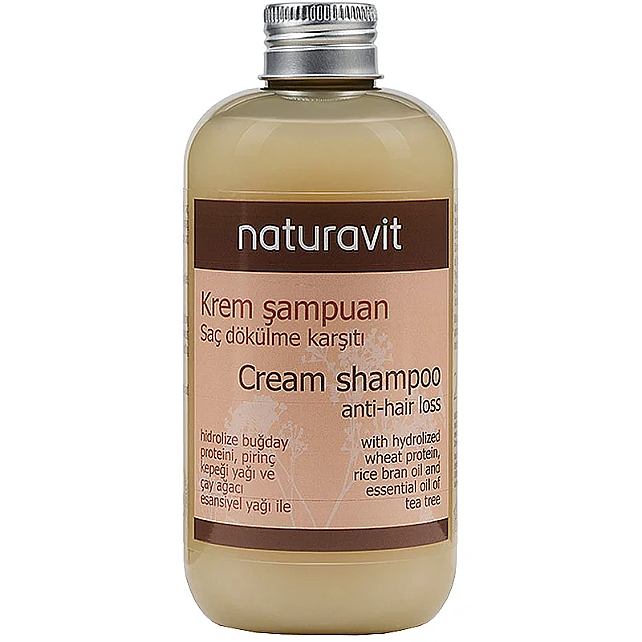 Naturavit Cream Shampoo Anti Hair Loss - Saç Dökülmesine Karşı Şampuan