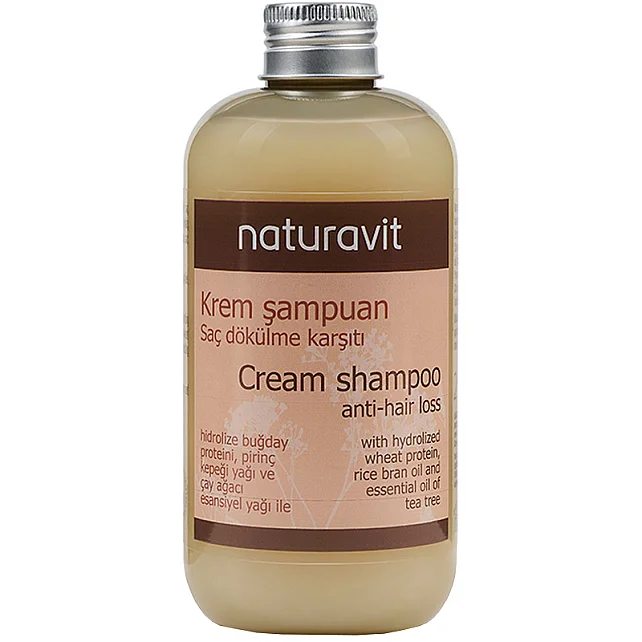 Naturavit Cream Shampoo Anti Hair Loss - Saç Dökülmesine Karşı Şampuan 250ml - 1