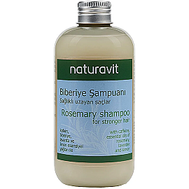 Naturavit Rosemary Shampoo For Stonger Hair - Biberiye Şampuanı 250ml - Naturavit