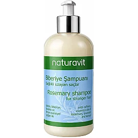 Naturavit Rosemary Shampoo For Stonger Hair - Biberiye Şampuanı 500ml - Naturavit