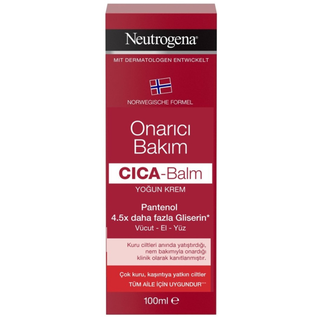 Neutrogena Cica Balm Onarıcı Bakım Kremi 100ml - 1